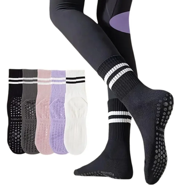 

Женские носки для пилатеса с ручкой, противоскользящие матросские балетки для йоги, носки, подходящие для тренировок в больницу