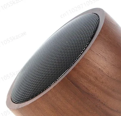 Natural Walnut Mini Hemisphere Bluetooth Speaker - High-Quality Small Wooden Speaker for Home, Office & Portable Use