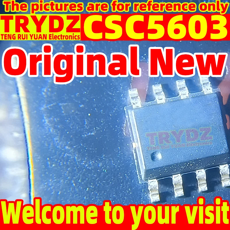 100-10pcs Original New CSC5603 SOP8 Vehicle charging synchronous rectification voltage regulator 5V 3A replaces HX1314G