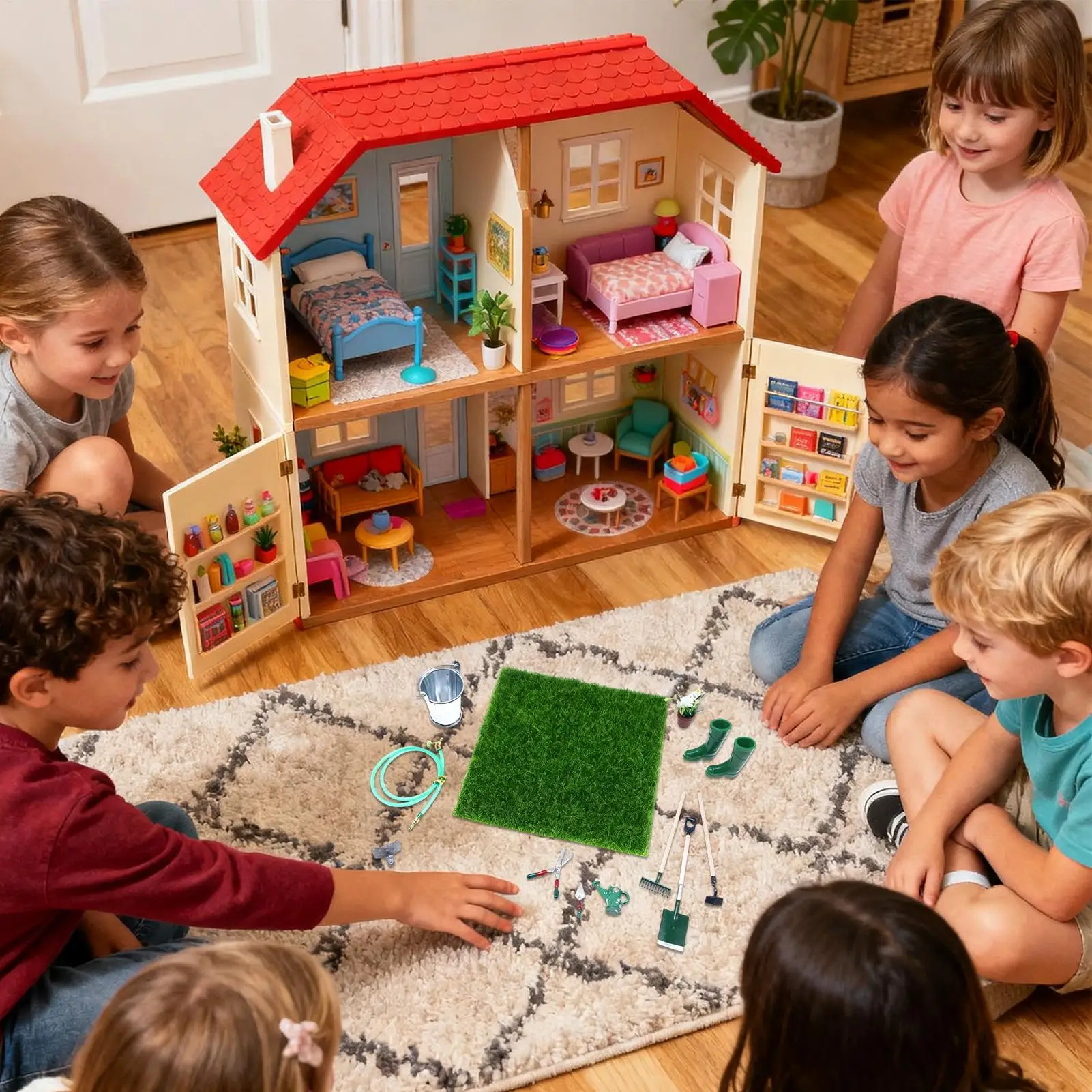 

Small Gardening Tools Miniature Decorations 12Pieces Gnome Garden Farming Tools For Collectors Boys Girls Kids Backyard