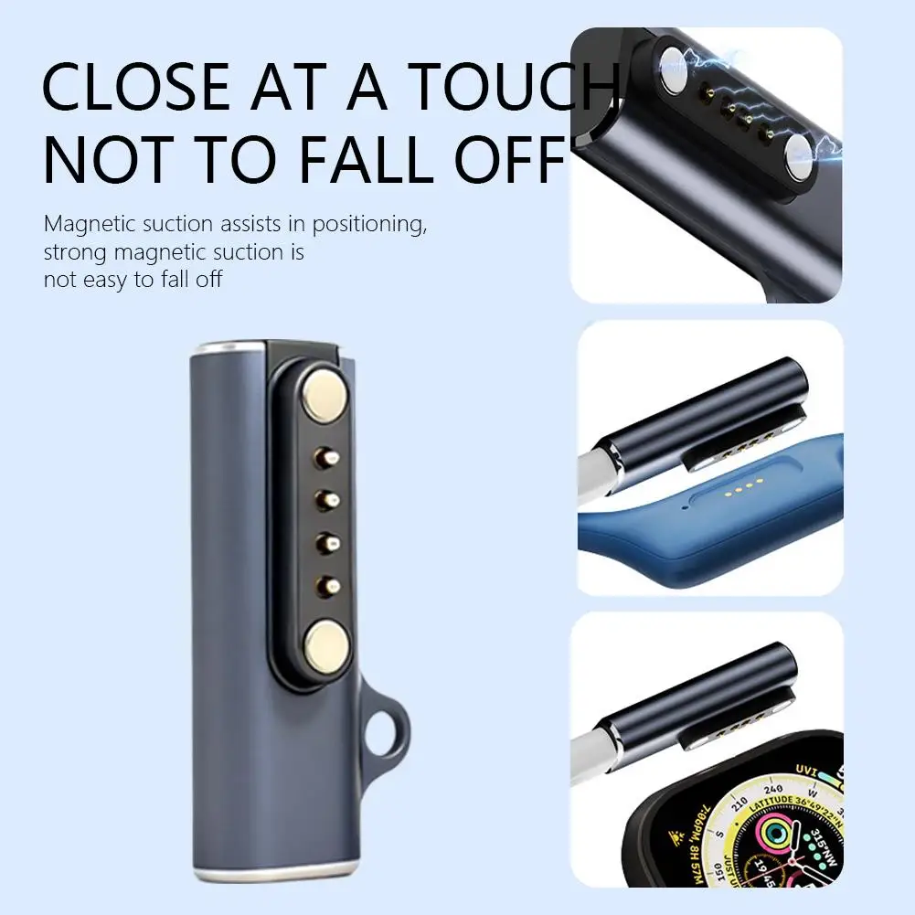 2Pin Magnetic Charging Adapter 5V1A Universal Charger Converter For Smart Devices Home Appliances view 3