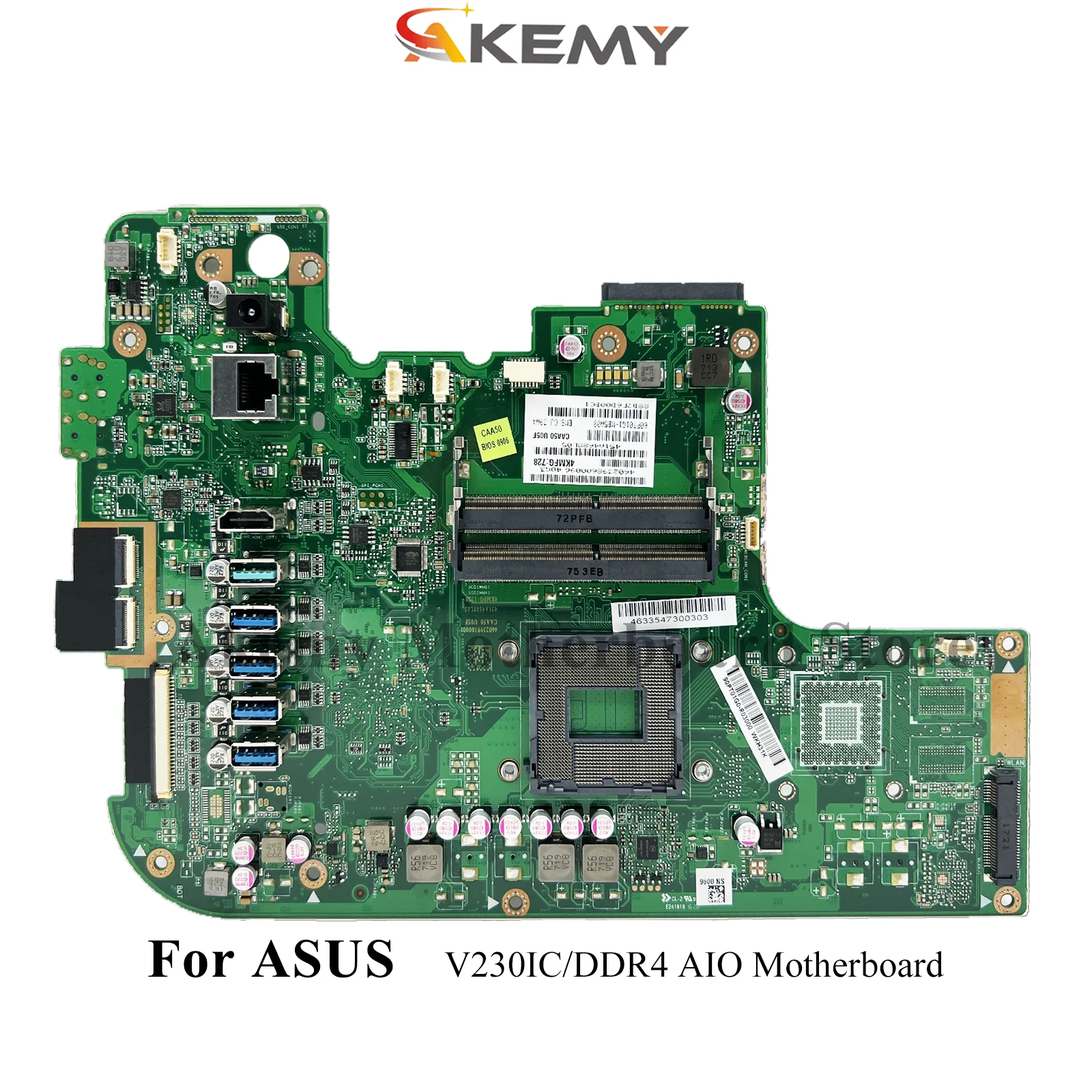 

Материнская плата V230IC/DDR4 для ASUS Vivo AiO V230I V230IC V230IA Материнская плата Этот товар в наличии 100% тестирование ОК быстрая доставка