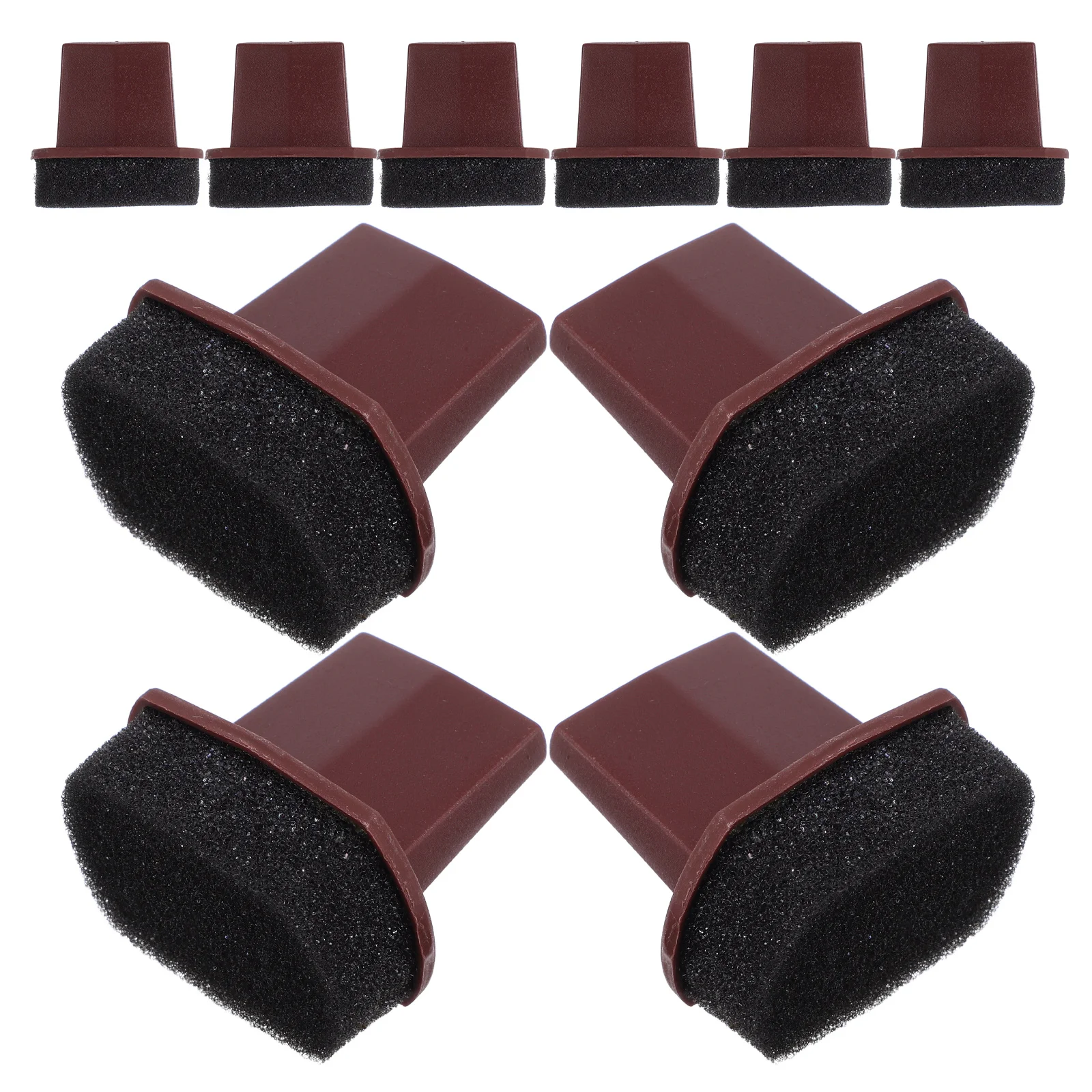 

10pcs Painting Applicator Multi-Purpose Craft Sponge Art Stain Diy Projects Reusable Foam Brush For Shoes Furniture Car Seats