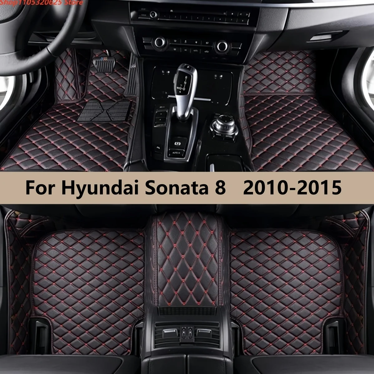 

Car Floor Mats For Hyundai Sonata 8 2010 2011 2012 2013 2014 2015 Custom Auto Foot Pads Carpet Cover Interior Accessories