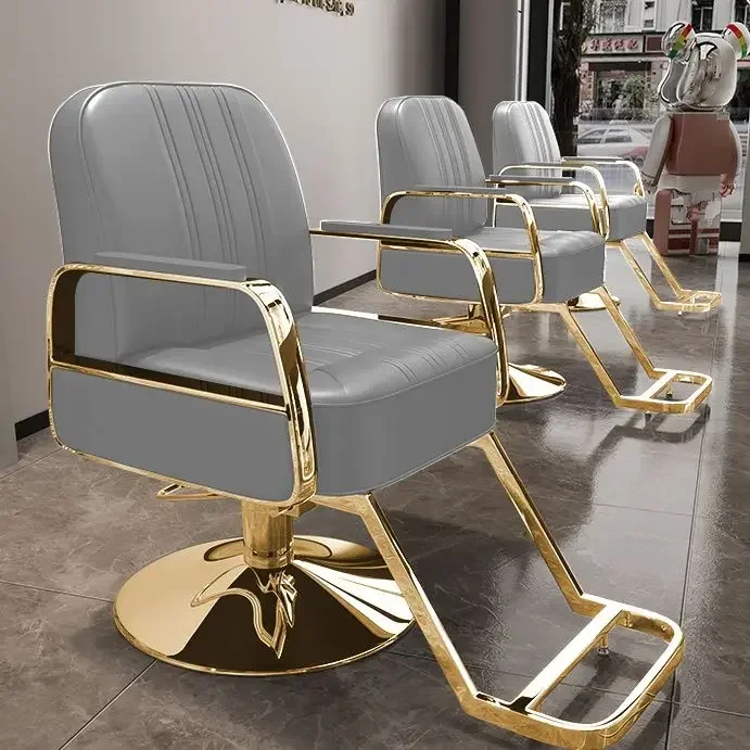 Barber shop chair trendy hair cutting perm and dyeing seat hair salon special liftable and reclining barber chair  tattoo chair