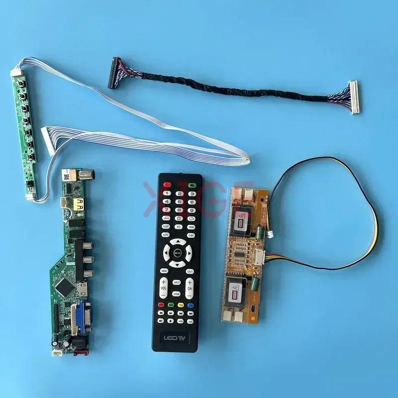 

Controller Driver Board Fit LM250WF1 LM230WF1 LM230WF2 LCD Monitor LVDS 30-Pin Kit Analog TV IR+USB+AV+HDMI+VGA 4CCFL 1920*1080