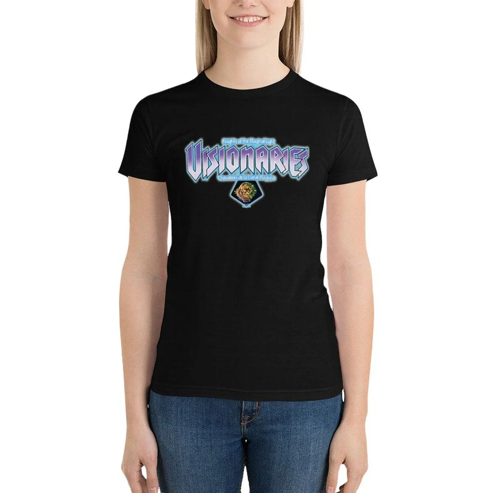 The Visionaries Knight Magic T-Shirt tops lady clothes T-shirts for Women