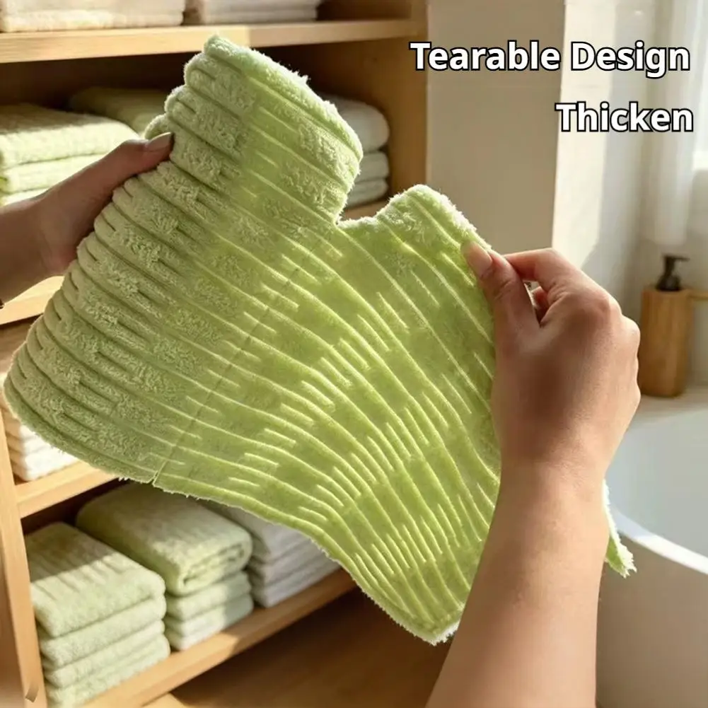 Highly Absorbent Disposable Bamboo-Like Fibers Cleaning Cloths Thick Absorbent Tear Away Home Kitchen Pot Pan Dishwashing Rags