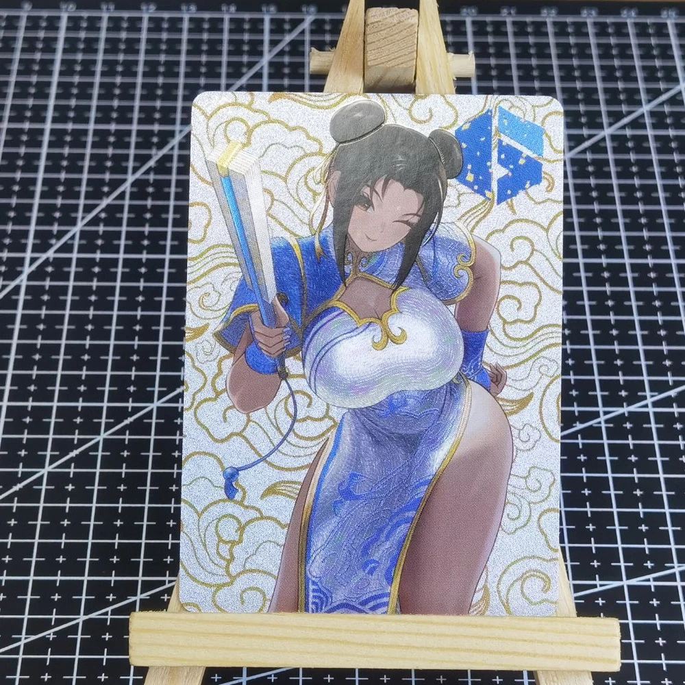 

Коллекционная карта Mai Shiranui COS Chun-Li, самодельная коллекция аниме D×D HERO, грубая флэш-карта, игрушка в подарок