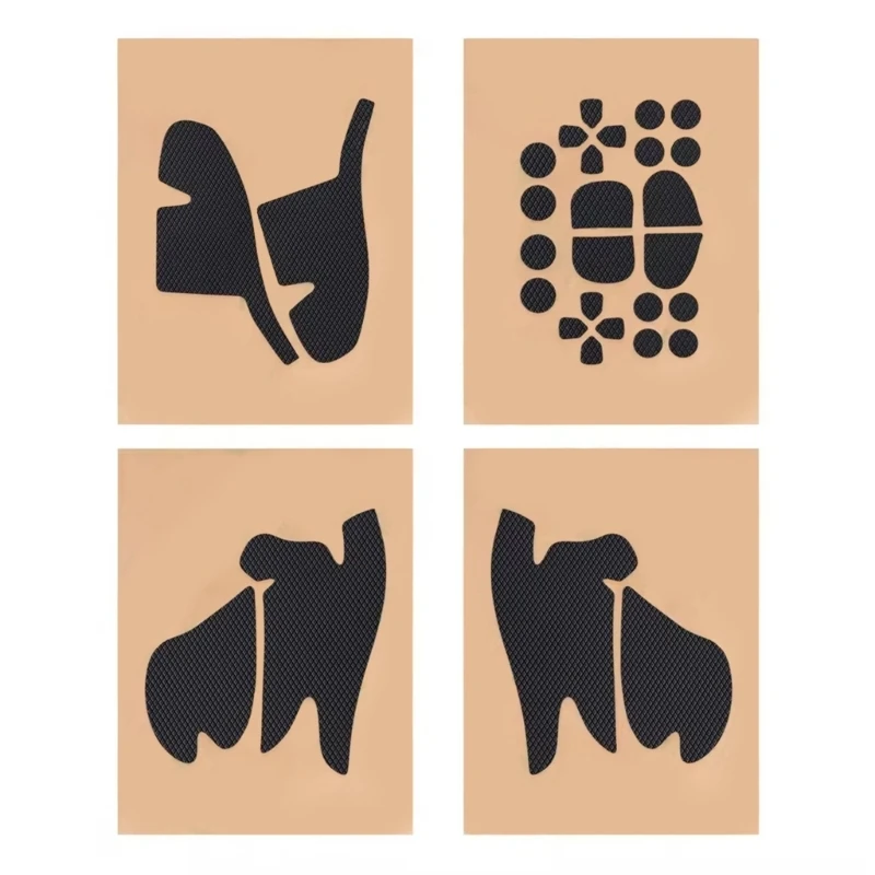 شريط ملصقات مزخرف لجهاز التحكم P5، نسيج أسود غير قابل للانزلاق للاعبين