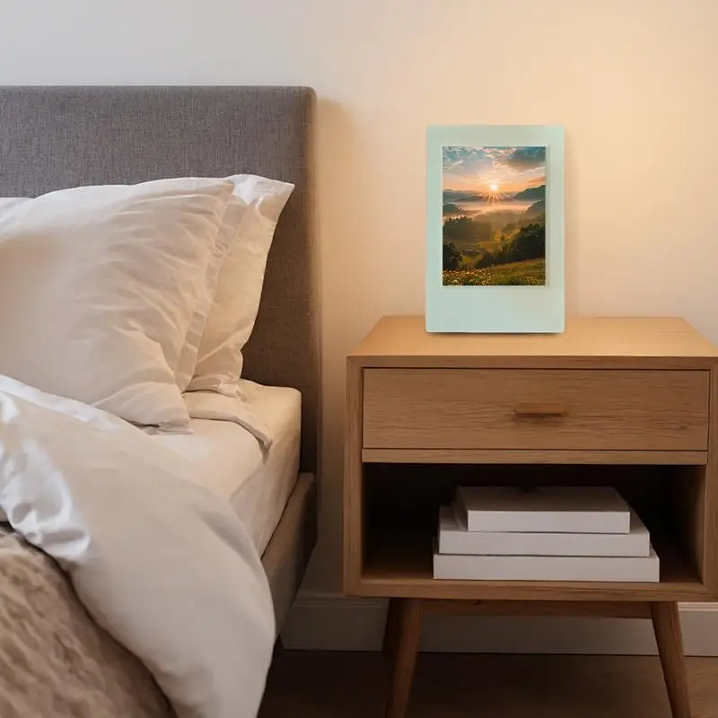 Film Picture Frame Film Picture Frame Display Artistic UV Protection Vertical Frame For 3 Inch Film For Tabletop Desktop Display