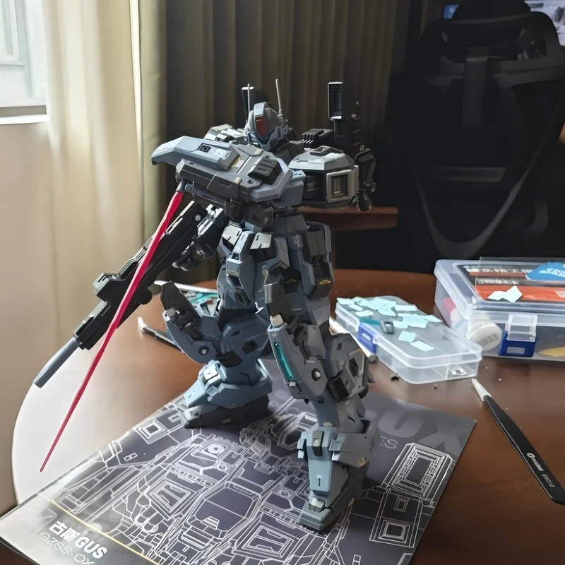 

В наличии модель Zza, китайское создание, Mecha, Железный человек, серия Gus, сборная модель с подвижными шарнирами, настольный орнамент, игрушки, подарки