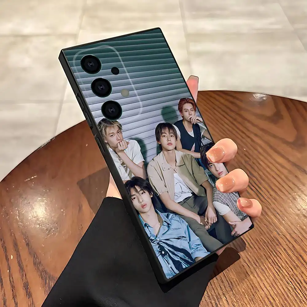 حافظة هاتف K-Kpop C-CORTIS GO لهاتف سامسونج S25، S24، S21، S22، S23، S30، Ultra، S20، Plus، Fe، Lite، 5G غطاء أسود