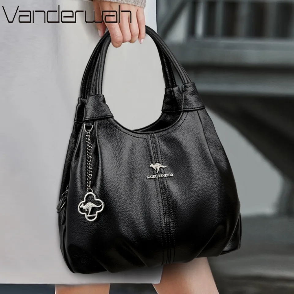 

Натуральная брендовая повседневная сумка высшего качества из мягкой кожи для женщин, роскошная женская сумка через плечо, зимняя стильная сумка