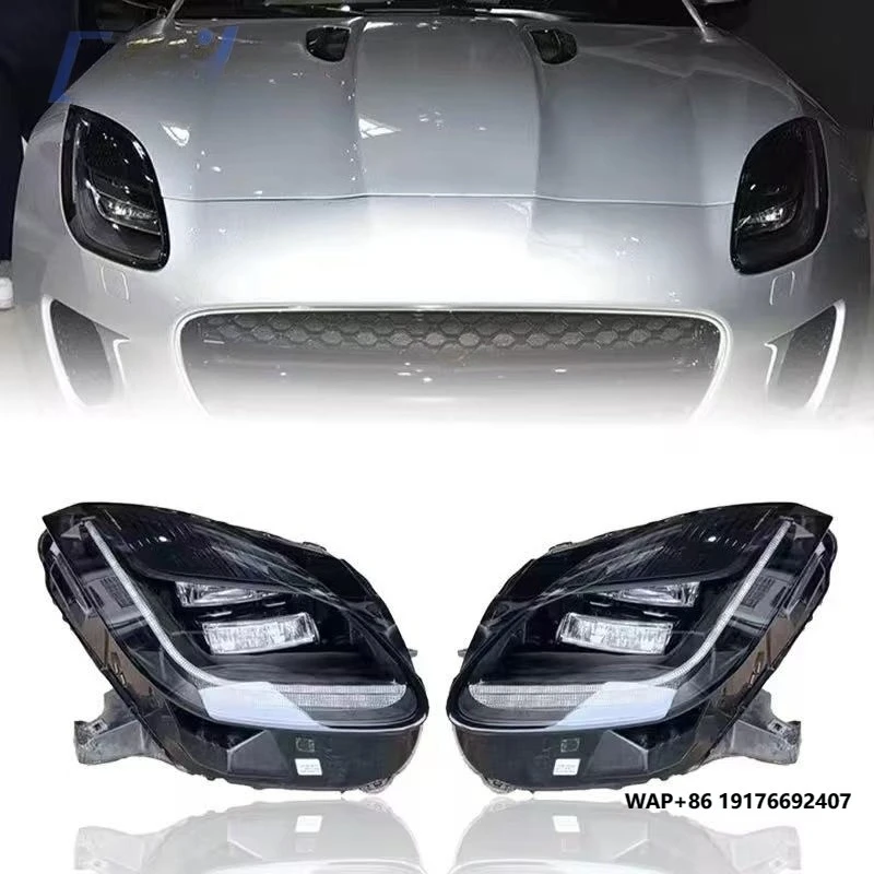 

Для jaguar F-типа в сборе 2015, 2016, 2017, 2018, 2019, аксессуары для jaguar F-типа, светодиодные фары для jaguar F-типа