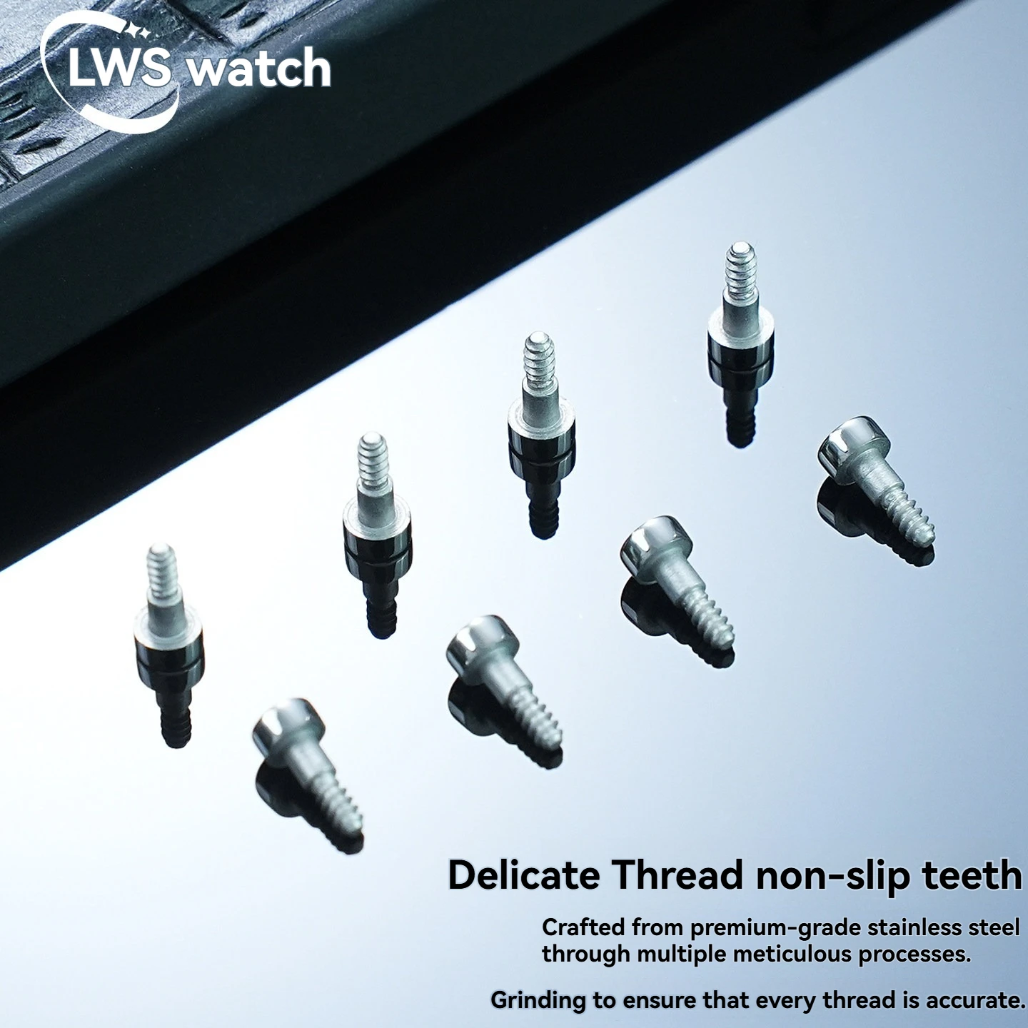 Custom-fit replacement parts for the Casio GM-2100, GM-110, and GM-5600: Case repair screws for the side of the dial