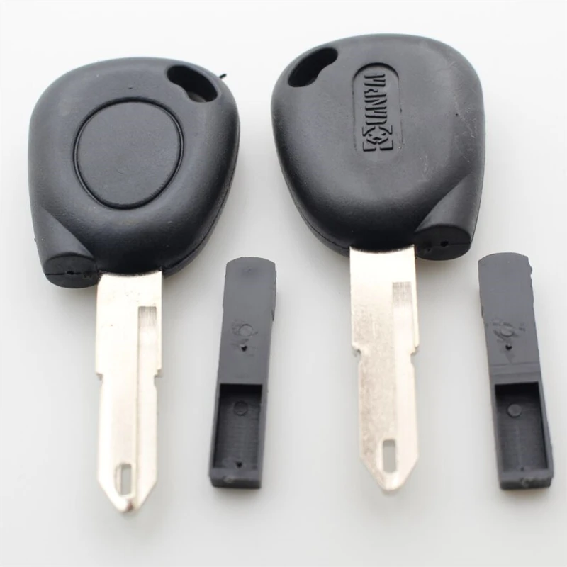 XIEAILI OEM 10Pcs Car Key Shell Remote Fob Replacement Case Uncut Blade For Peugeot 206 207 view 5