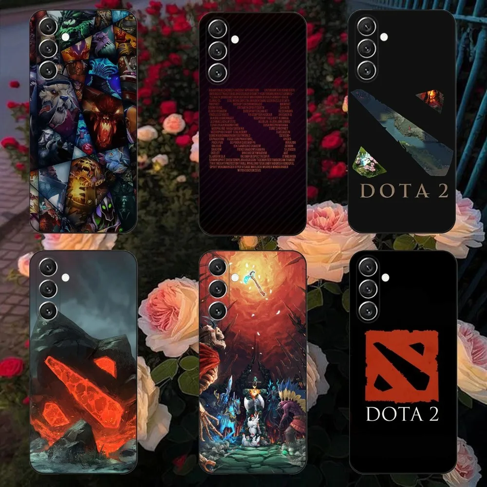 Game Dota 2 Phone Case For Samsung Galaxy A13,A21s,A22,A31,A32,A52,A53,A71,A80,A91 Soft Black Cover