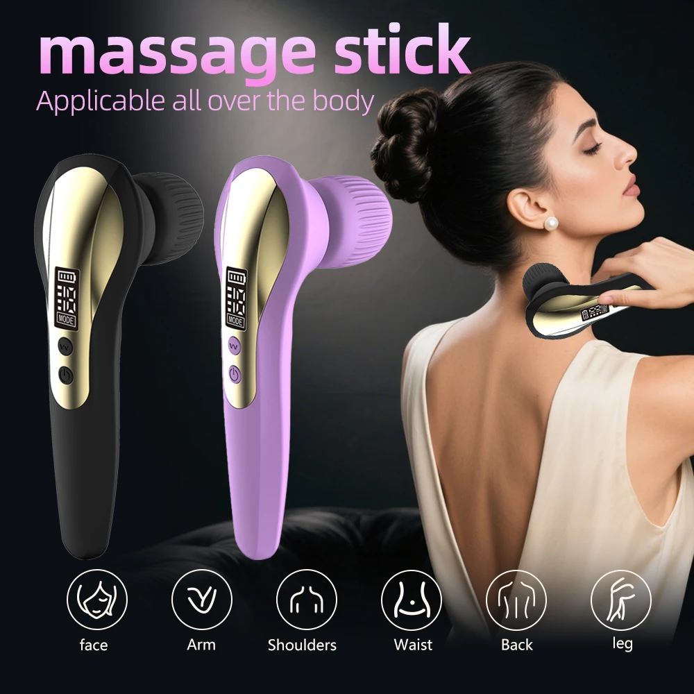 

Portable Massage Gun 19 Mode 4 Speed Personal Handheld Vibrating Massager Deep Tissue Muscle Percussion Massager For Full Body