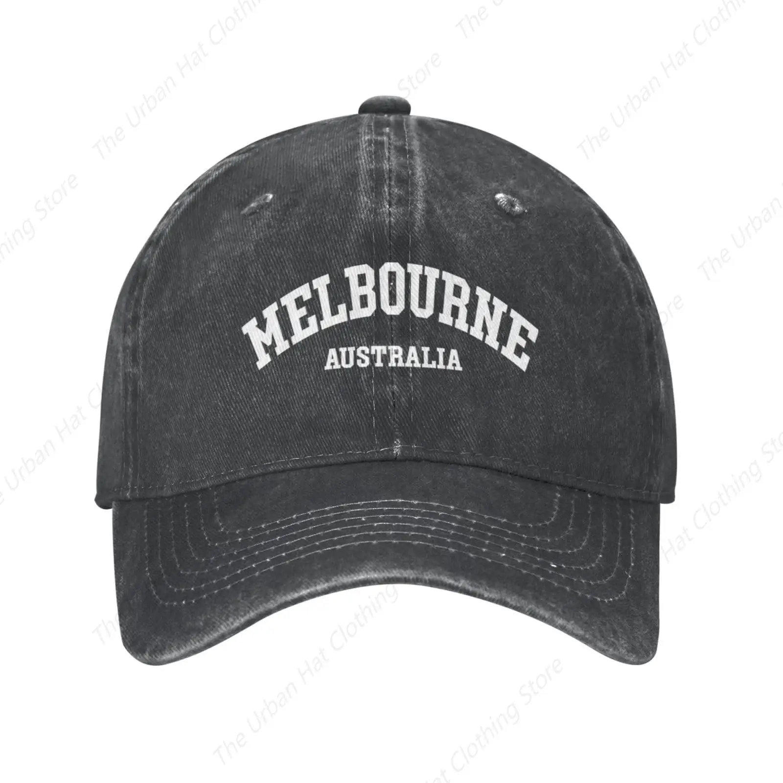 Melbourne Funny Gifts MenTrucker Hat  Australia City Baseball Hats Fishing Cowboy Snapback Cap for Men Women Ball Caps Daily