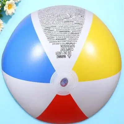 Pallone da spiaggia gonfiabile in PVC durevole per uso interno ed esterno Pallone da spiaggia gigante di grandi dimensioni per attività di festa Giochi all'aperto