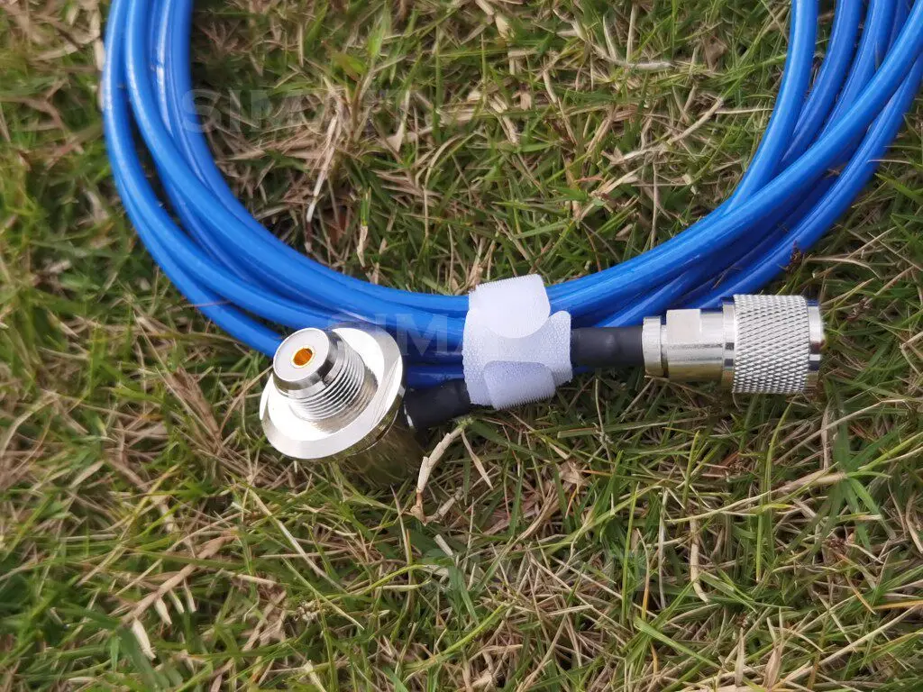 50-3 Silver-Plated Coaxial Cable | Field Antenna Feed Line for Car Mount & Suction Mount | Detachable M Connector