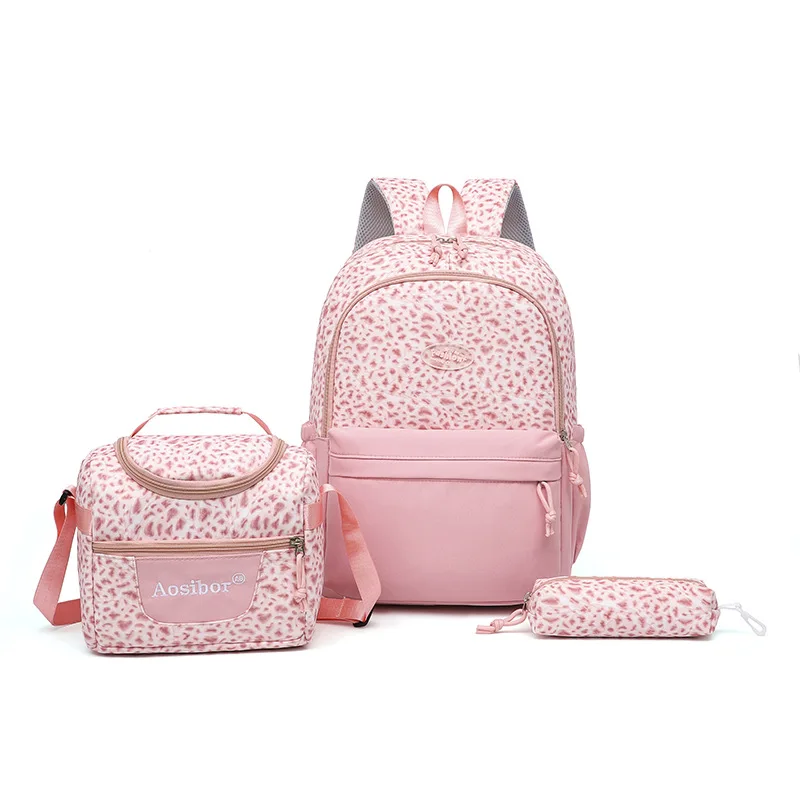 School Bags for Teenager Girls Printing travel bag for kids Orthopedic Backpack 3 pcs/Set school Backpacks sac a main mochila
