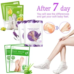 2-10pcs Exfoliating Foot Mask Foot For Remove Dead Skin Calluses Heel Crack Repair Foot Mask Pedicure Socks Foot Skin Care