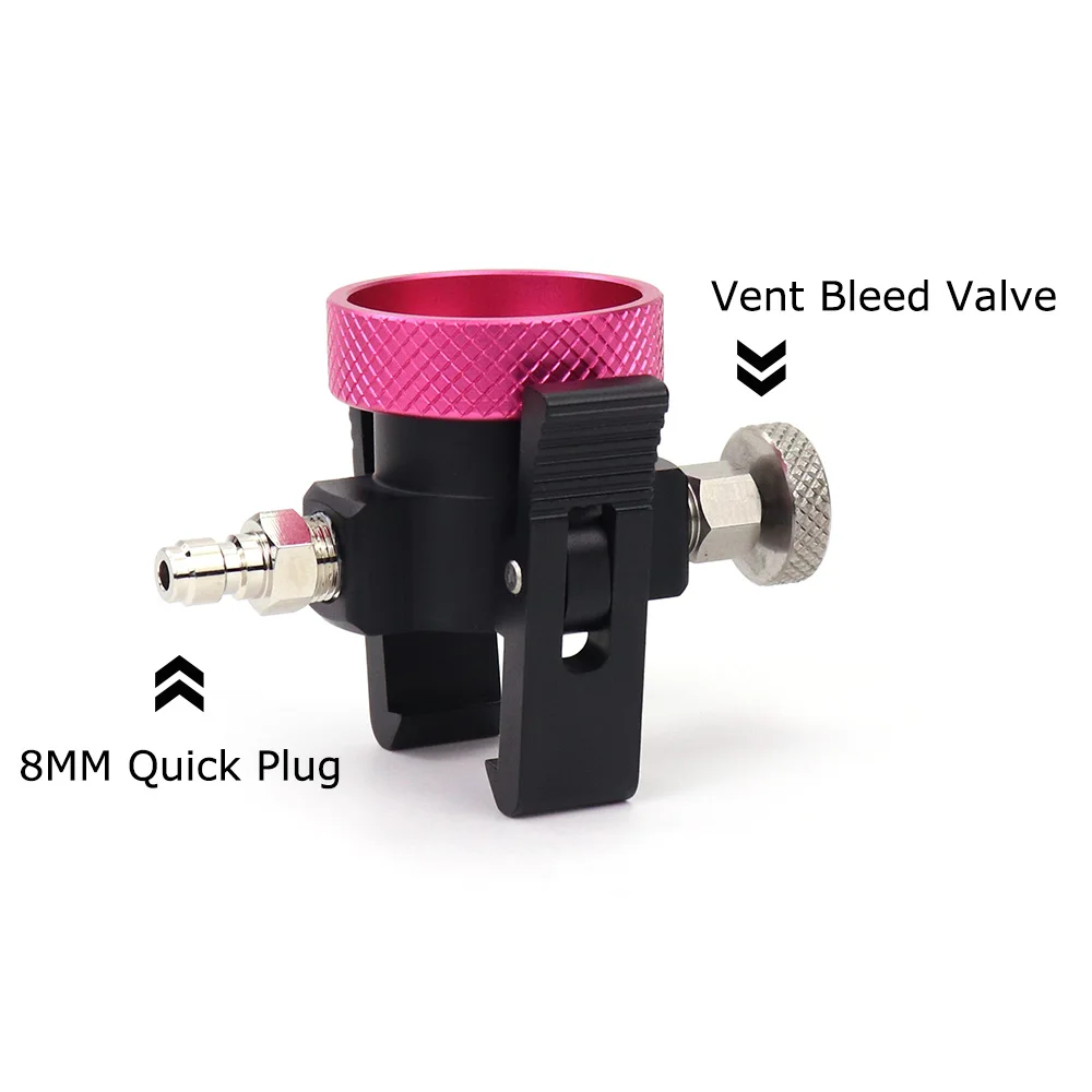 Soda Quick Connect Pink Co2 Cylinder Refill Adaptor Fill Station With Gauge Kit Fit Sodastream Terra/DUO/Art CO2 Cylinder