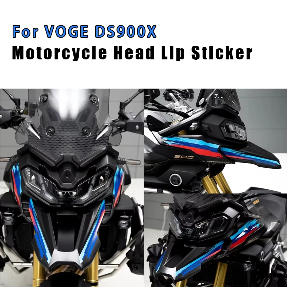 

Передние наклейки для VOGE DS900X DS900X 900DSX DSX900, наклейка на мотоцикл, наклейка на голову, губа, мото локомотив, защитные наклейки от царапин