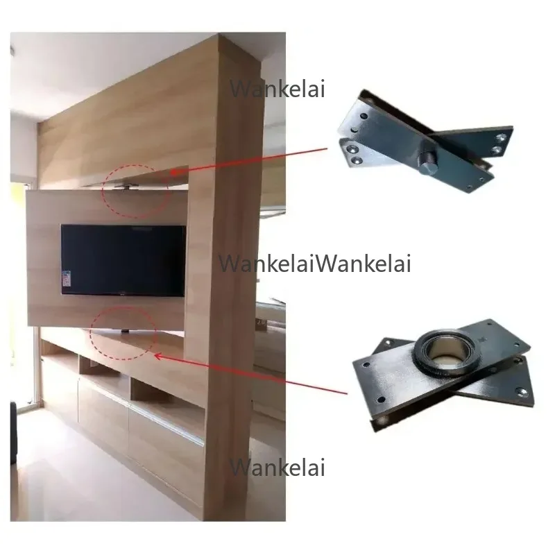 

Contemporary Corner TV Bracket for Living Rooms: 360-Degree Swivel Stand Compatible with LCD/LED Televisions