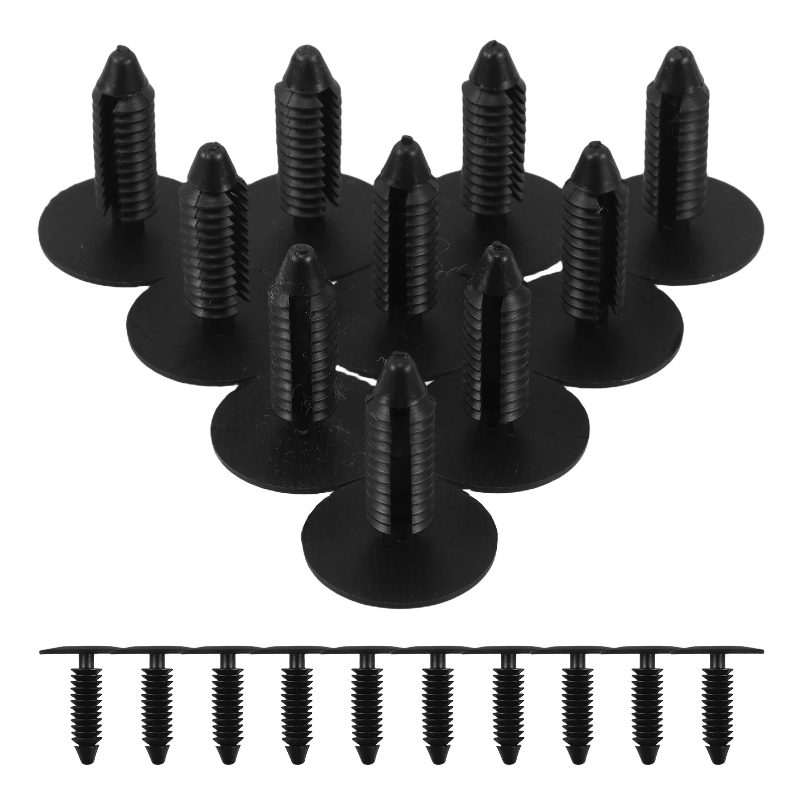 

20Pcs Black Nylon Car Rivet Clips Trunk Decoration Fasteners Christmas Tree Design Auto Body Clips Car Interior Panel Retainers