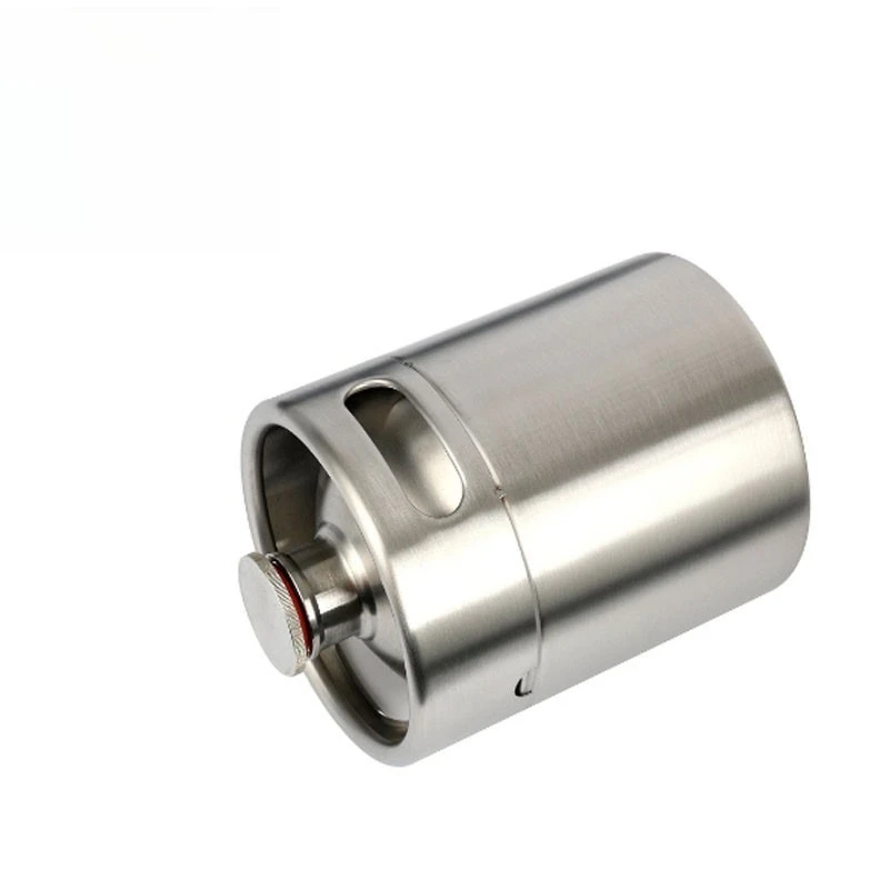 Metal Stainless Steel 5L Craft Beer Mini Barrel Syrup Brewing Barrel