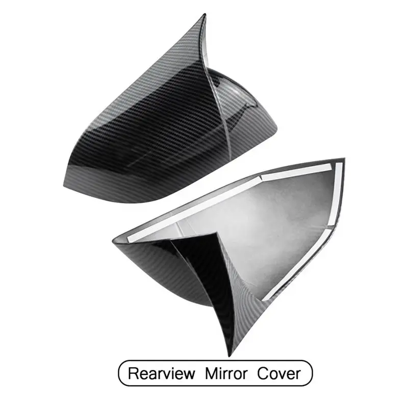 AEA6-Car retrovisor capa protetora guarnição exterior porta capa lateral asa espelho tampa para tesla modelo 3 2016 -2024