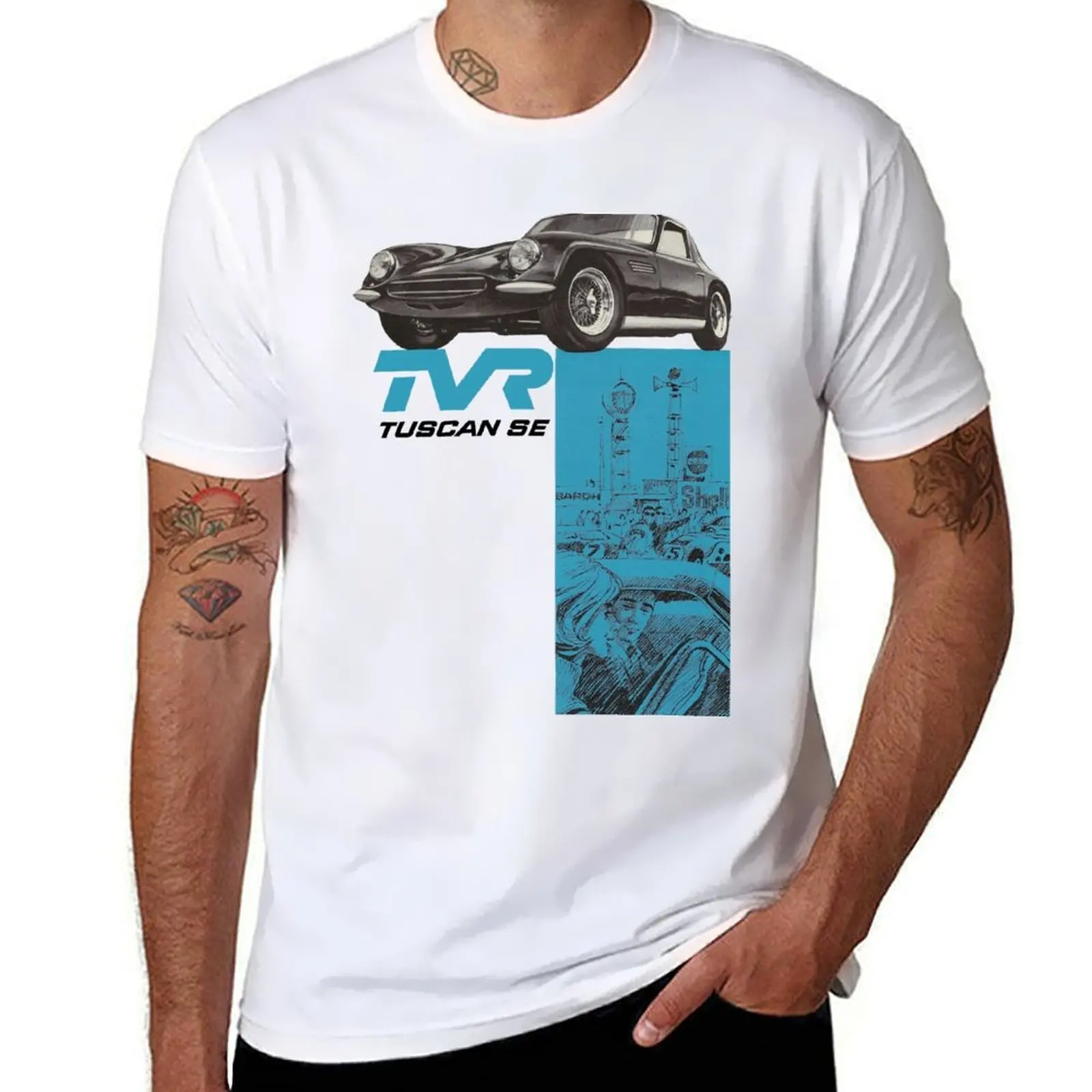 

TVR TUSCAN T-Shirt man t shirts graphic mens graphic t shirts man t shirt cotton T-shirt