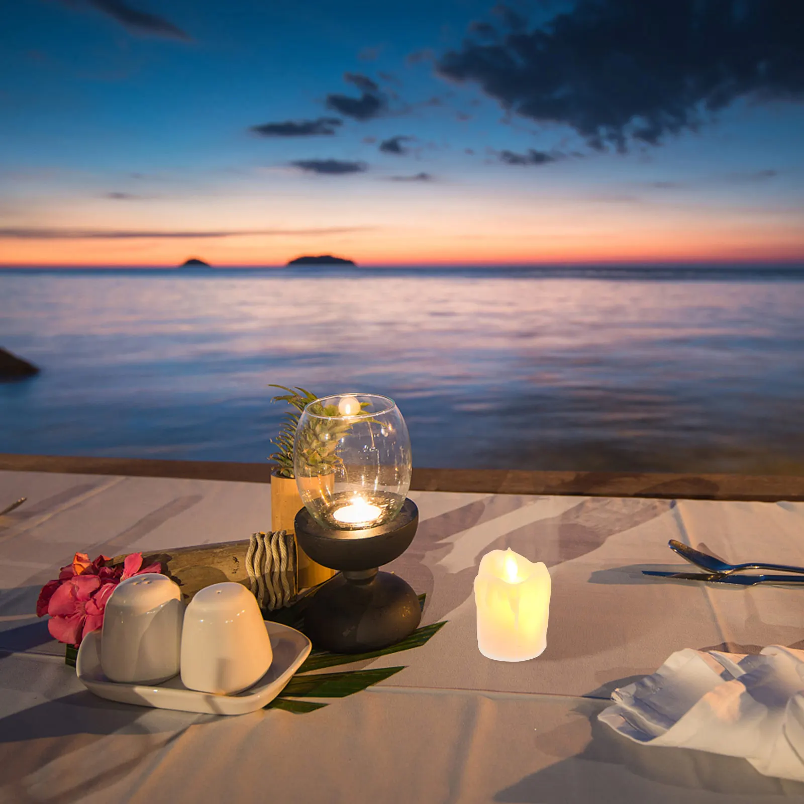 

12Pcs LED Lamps Simulated -Shaped Lights for Party Decor Wedding Scene Atmosphere Light Decorative Festival