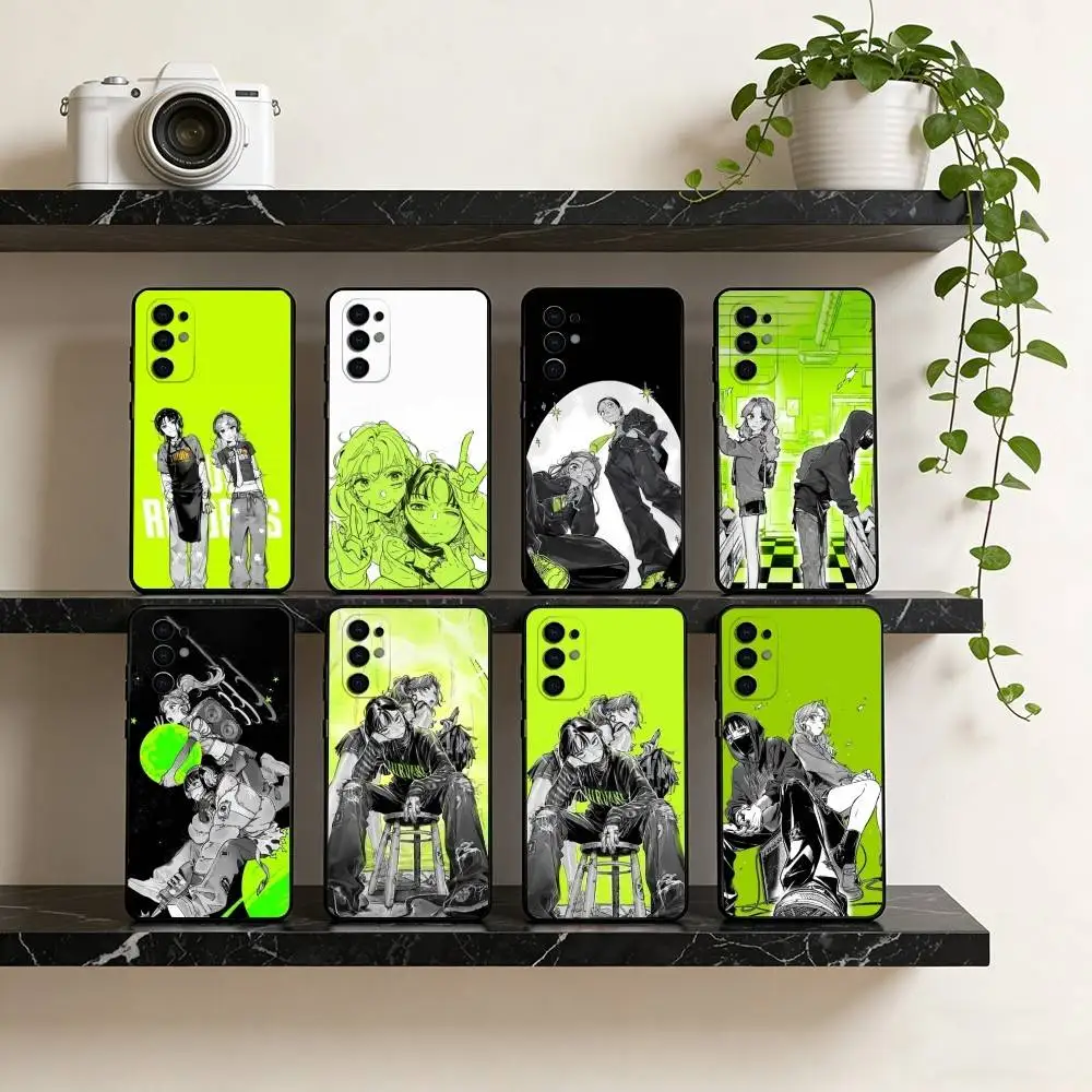 Чехол для телефона The Green Yuri Guy KiniOto Manga для Samsung S25, S24, S21, S22, S23, S30, Ultra, S20, Plus, Fe, мягкий силиконовый черный чехол