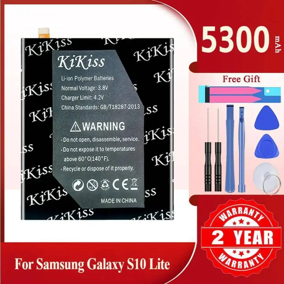 

5300Mah Kikiss Battery EB-BA907ABY For Samsung Galaxy S10 Lite