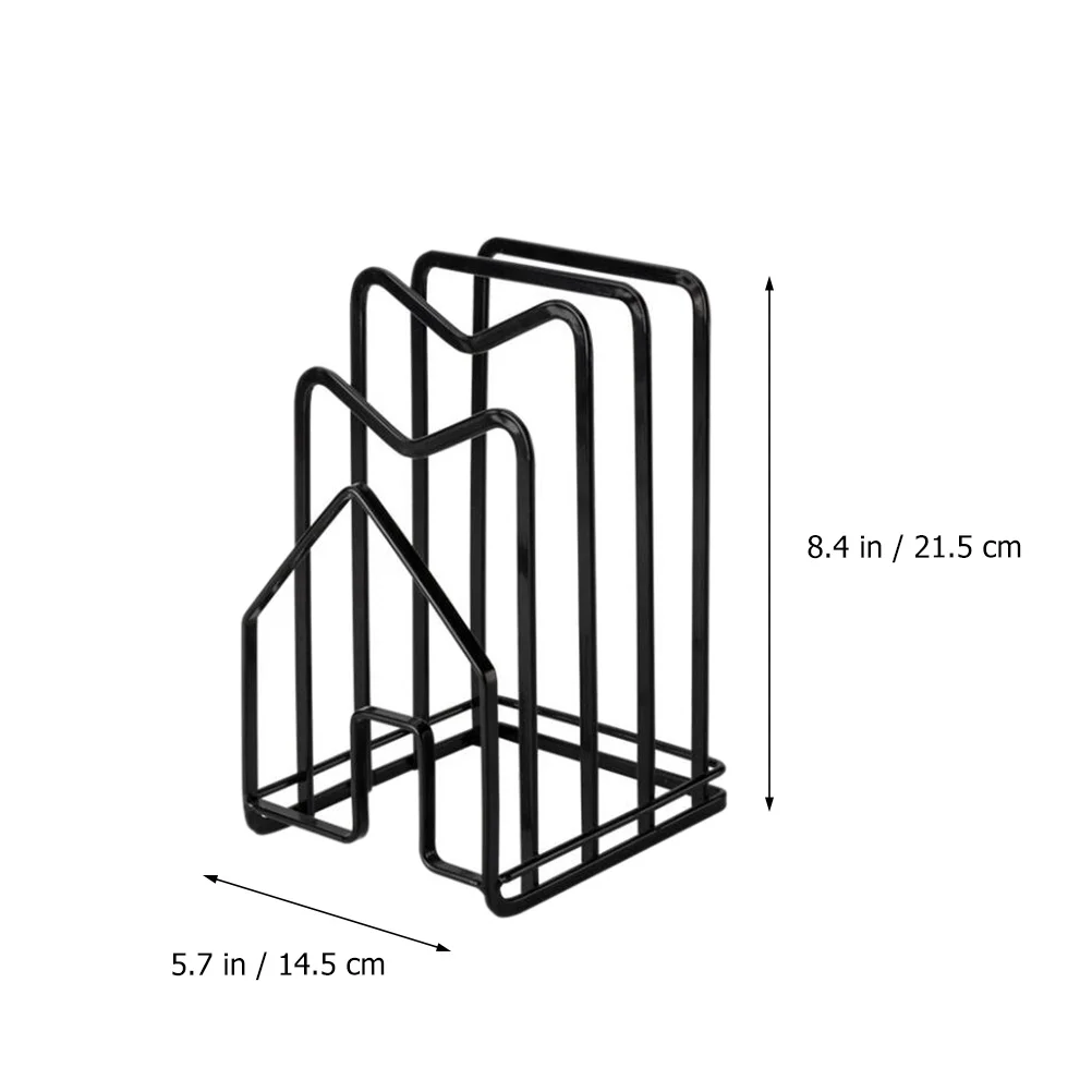 

Pot Lid Rack Cutting Board Storage Bakeware Kitchen Countertop Pan Rest Stand Organizer Stainless Steel Eco Friendly