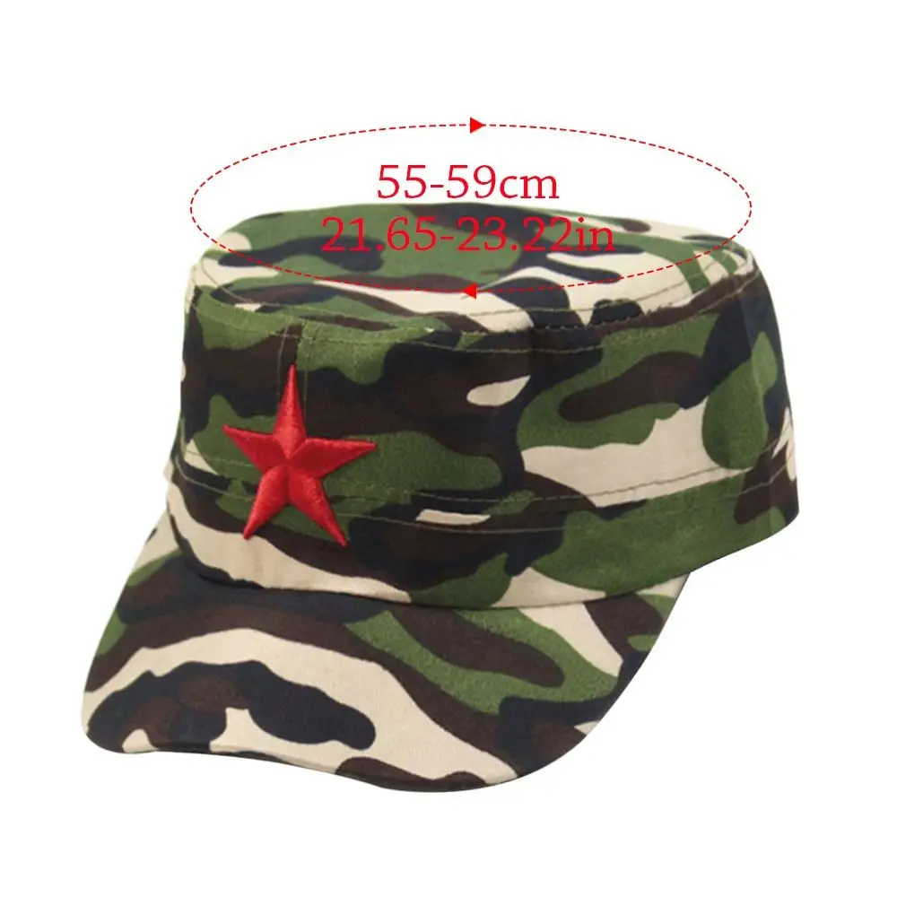 Men Unisex Casual Hat Baseball Cap Cadet Hat Breathable Combat Fishing Flat Adjustable Cap