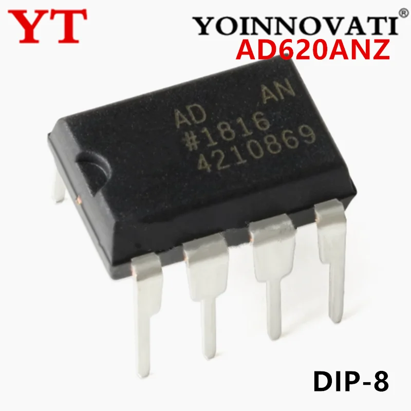 5pcs-10pcs New AD620ANZ AD620AN AD620 DIP8 suminds