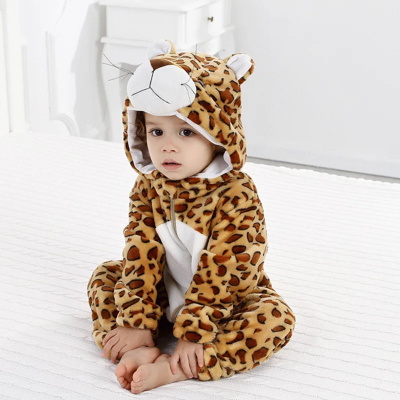 Costume animale per bambini di halloween lion tiger performance cosplay leopard cow dance performance