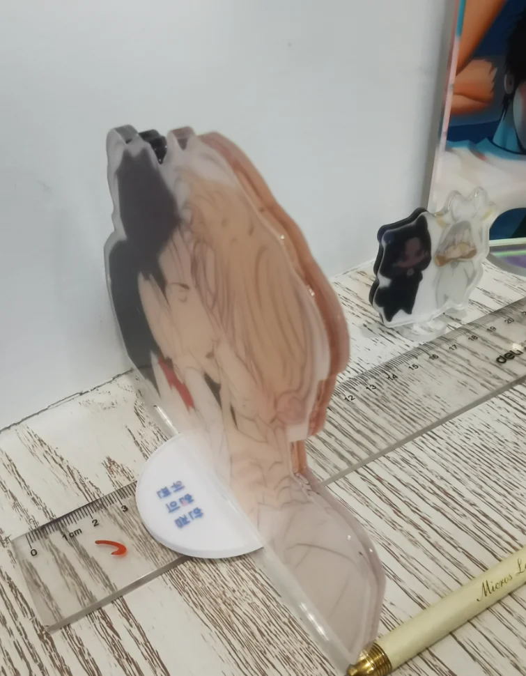 [Unofficial Original]Korea comic The Dangerous Convenience Store Transparent board single insertion acrylic stand+base printing