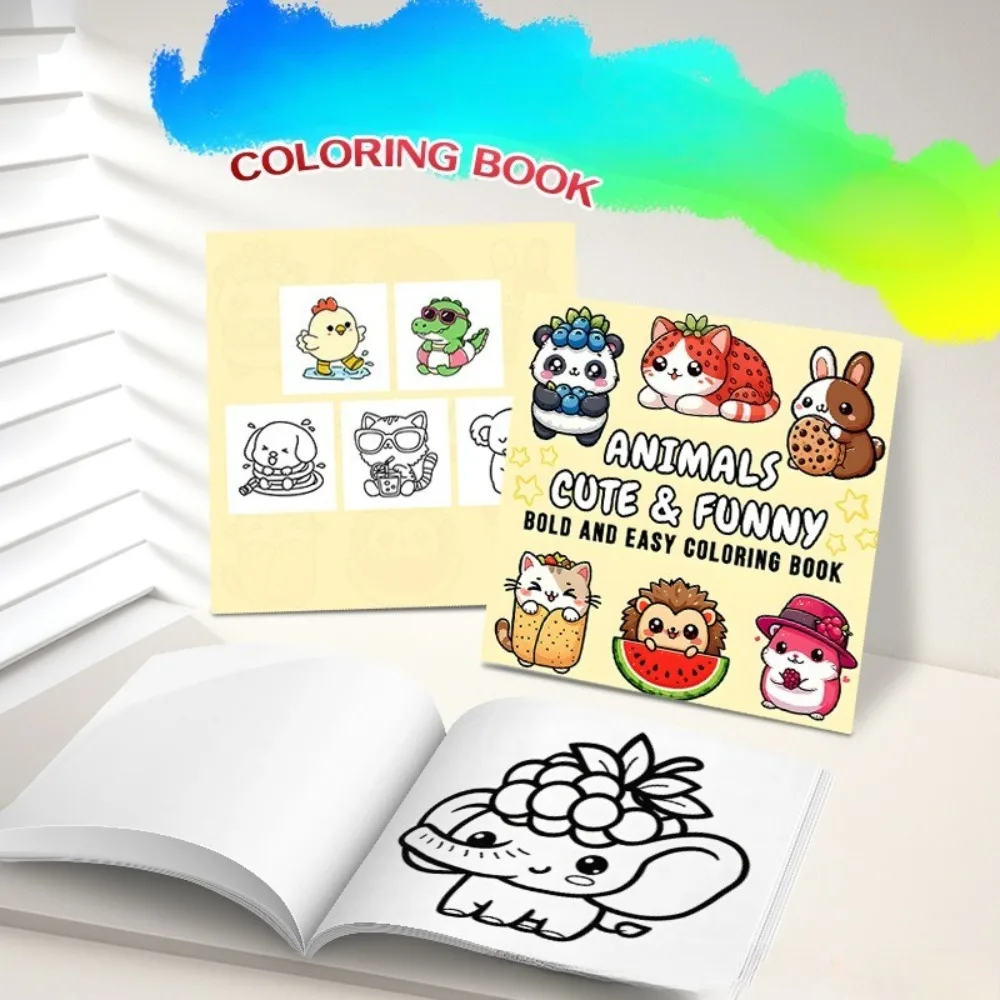 Professional Hand Painted Coloring Book Premium Paper Adult Stress Relief Art Creation Focused Practice Enlightenment