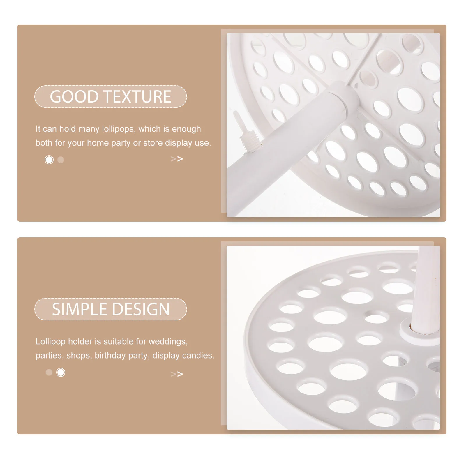 حامل المصاصة حامل عرض الحلوى متعدد الطبقات رف الطاولة لكعكة الملوثات العضوية الثابتة تجفيف حفل زفاف مخزن الديكور المطبخ #5