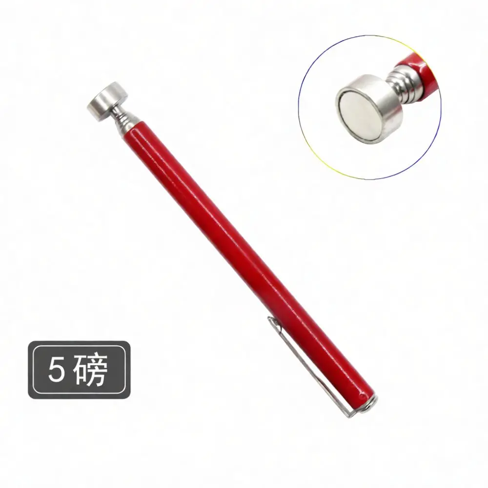 Flexible Magnetic Pickup Tool Led Light Telescoping Stainless Grabber For DIY Auto Repair Household Metal Scrap Finder