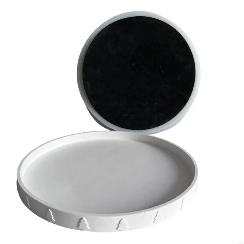 

Формы для тарелок ручной работы, узоры в виде рождественской елки, декоративные формы для подносов, силиконовая текстура, для