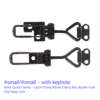 Toggle Latch Catch Toggle Clamp Adjustable Cabinet Boxes Lever Handle Lock Hasp For Home Sliding Door Furniture Hardware Clamp