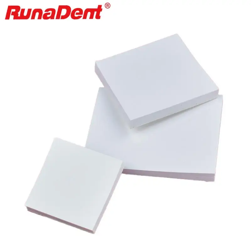 50Sheets Dental Thickening White Cementing Mixing Paper Disposable Double Sided Waterproof