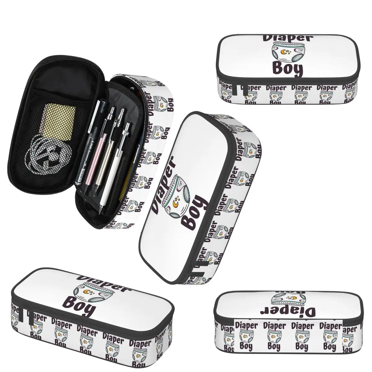 Abdl-funda para lápices de pañales para niños y adultos, Ddlg, regalos para estudiantes, caja de bolígrafos, bolsa de lápices, suministros de papelería, bolsa porta bolígrafos